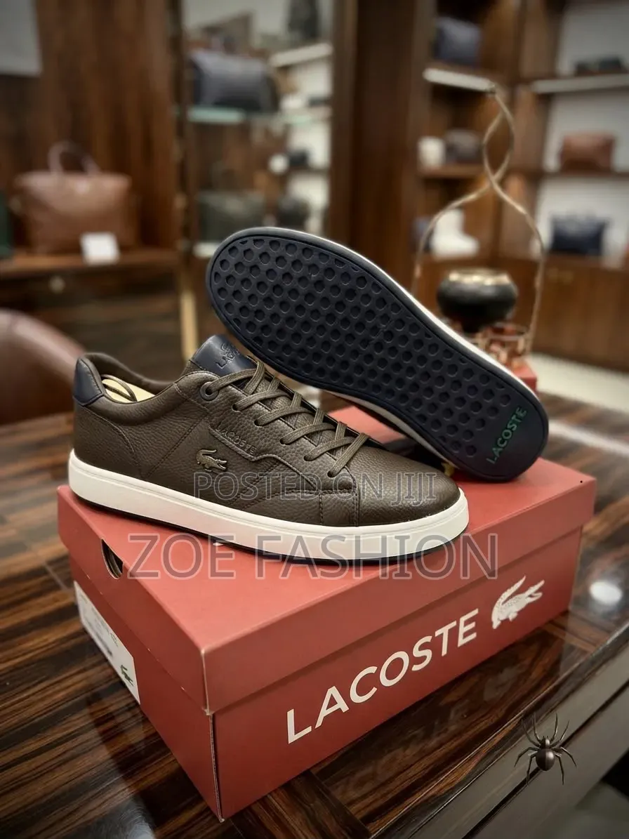 Men's Leather Casual Sneakers(Lacoste)