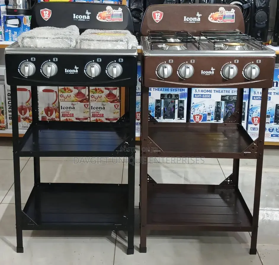 Icona Quality 4in1 Gas Burner With 2tier