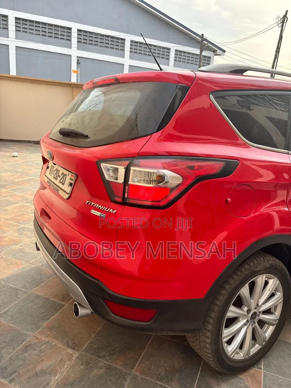 Ford Escape Titanium 4x4 2017 Red