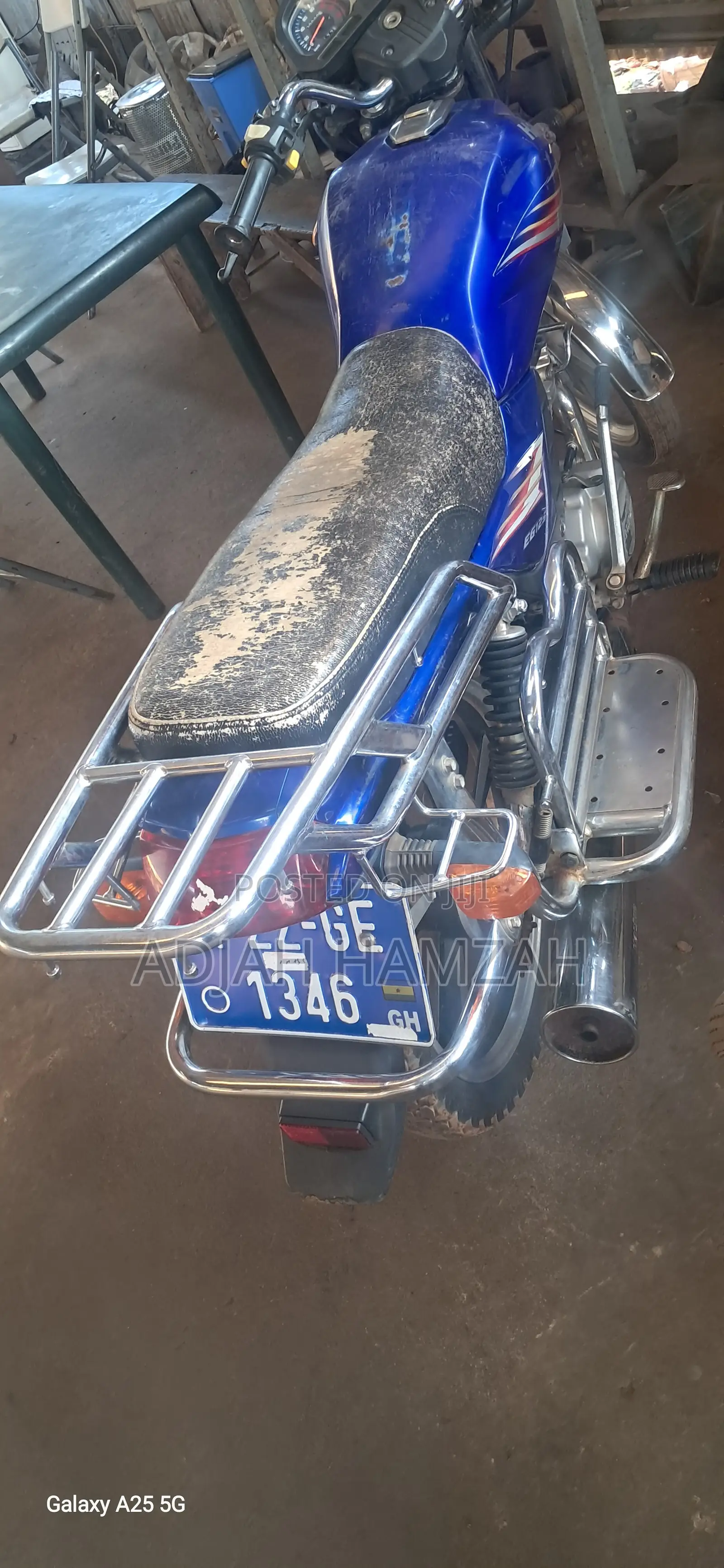 Haojue EG125N 2022 Blue