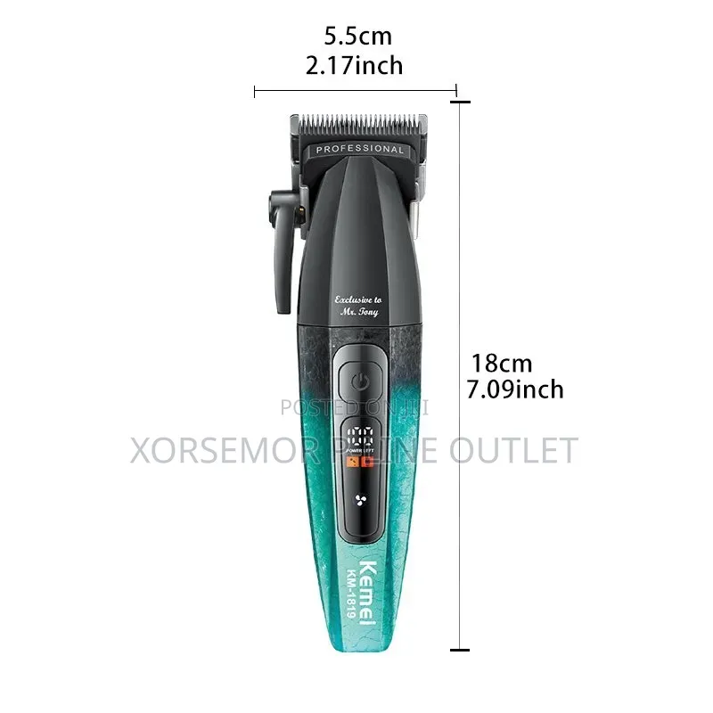 Kemei Km-1819 2500mAh Strong Powerful Li-Battery 8000RPM Super Motor