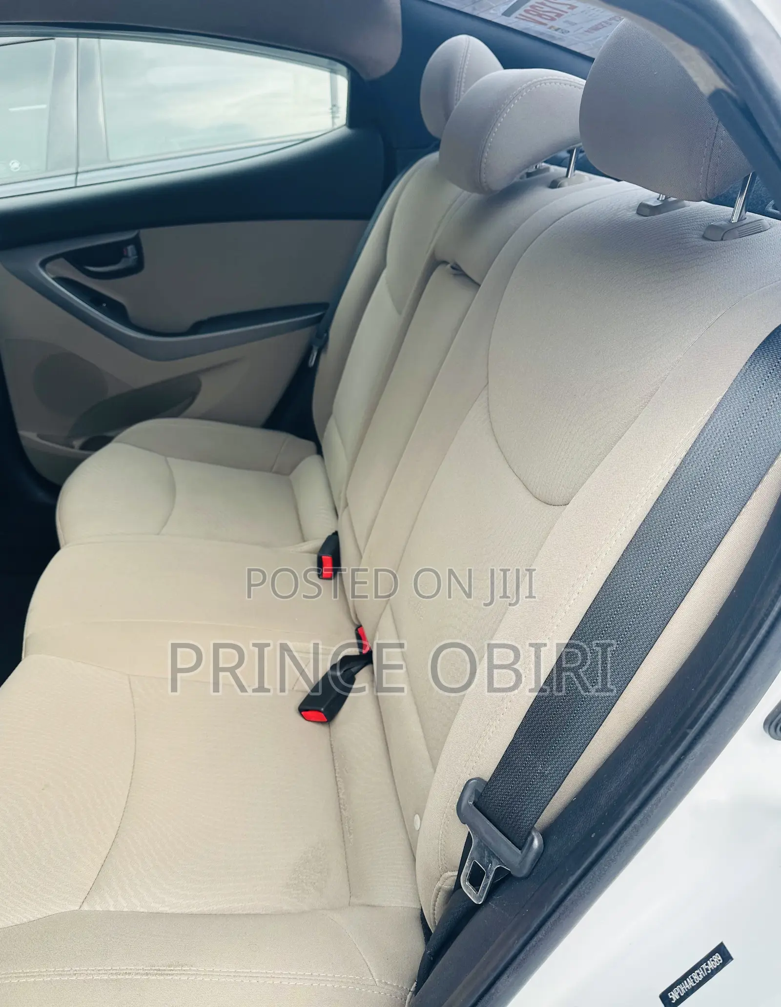 Hyundai Elantra Limited 4dr Sedan (1.8L 4cyl 6A) 2015 White