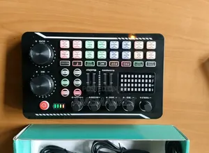 F998 Professional Live Sound Card Mixer – USB Interface With Bluetooth