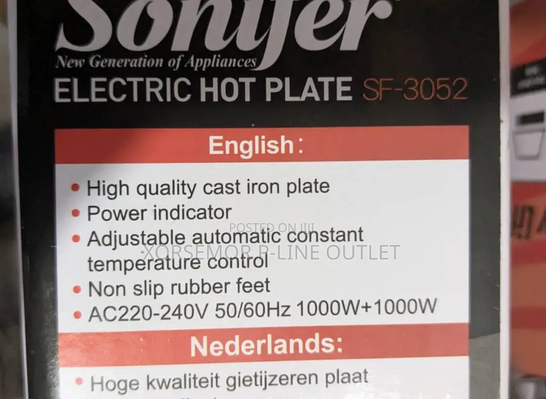 Sonifer SF- 3052 Hot Plate