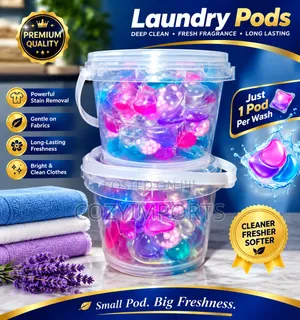 Laundry Pods/Beads – For Cleaning Fresh Scent 5 in 1 100pcs