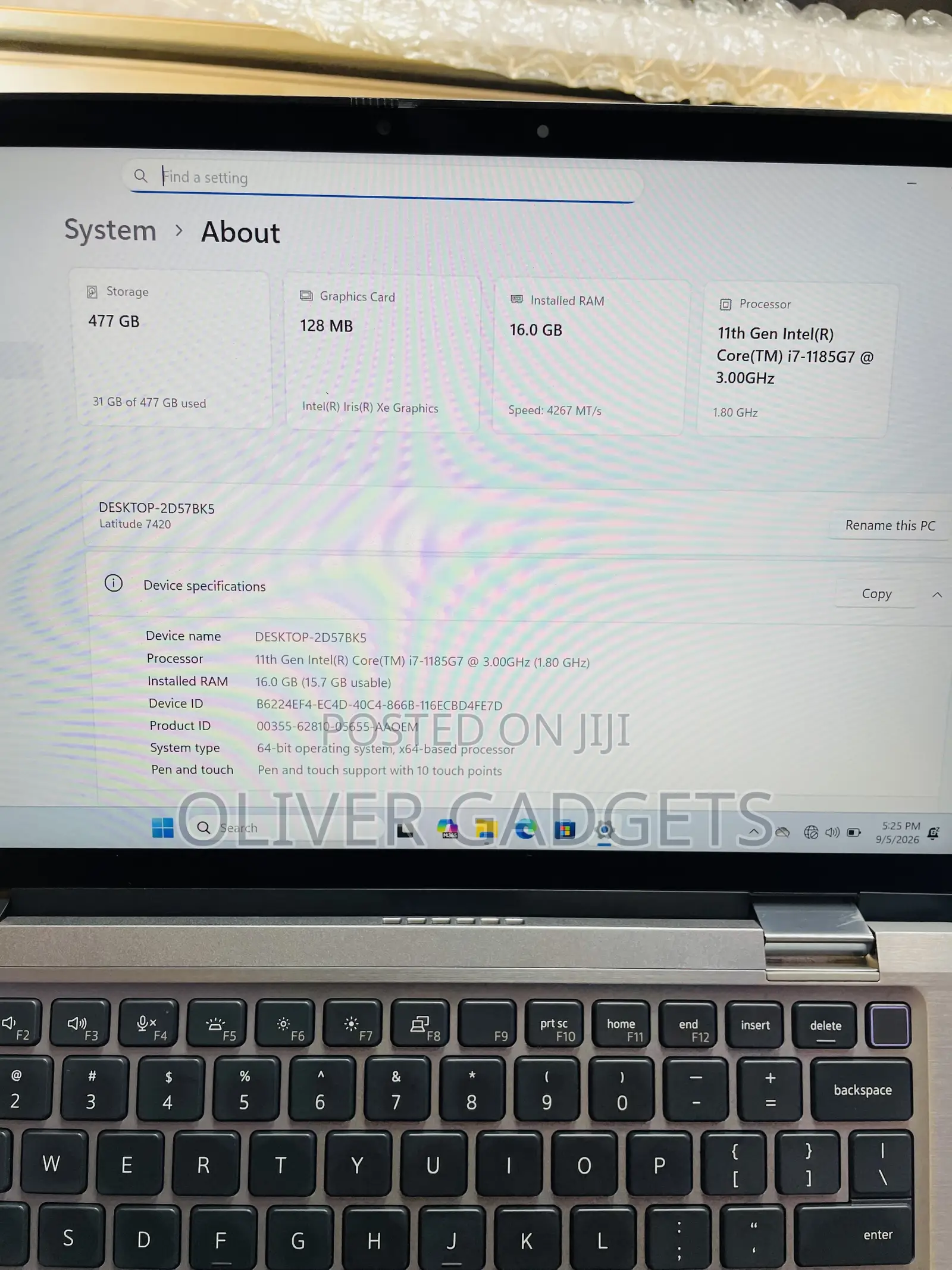 Laptop Dell Latitude 7420 16GB Intel Core i7 SSD 512GB