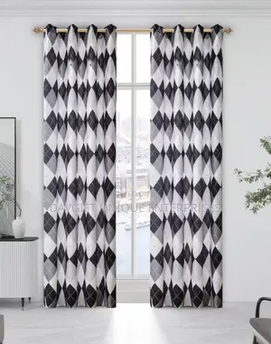 Beautiful 3D Design 2pcs Curtains