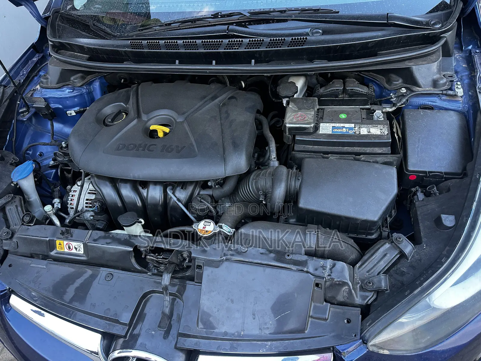 Hyundai Elantra Limited Sedan FWD (1.8L 4cyl 6A) 2016 Blue