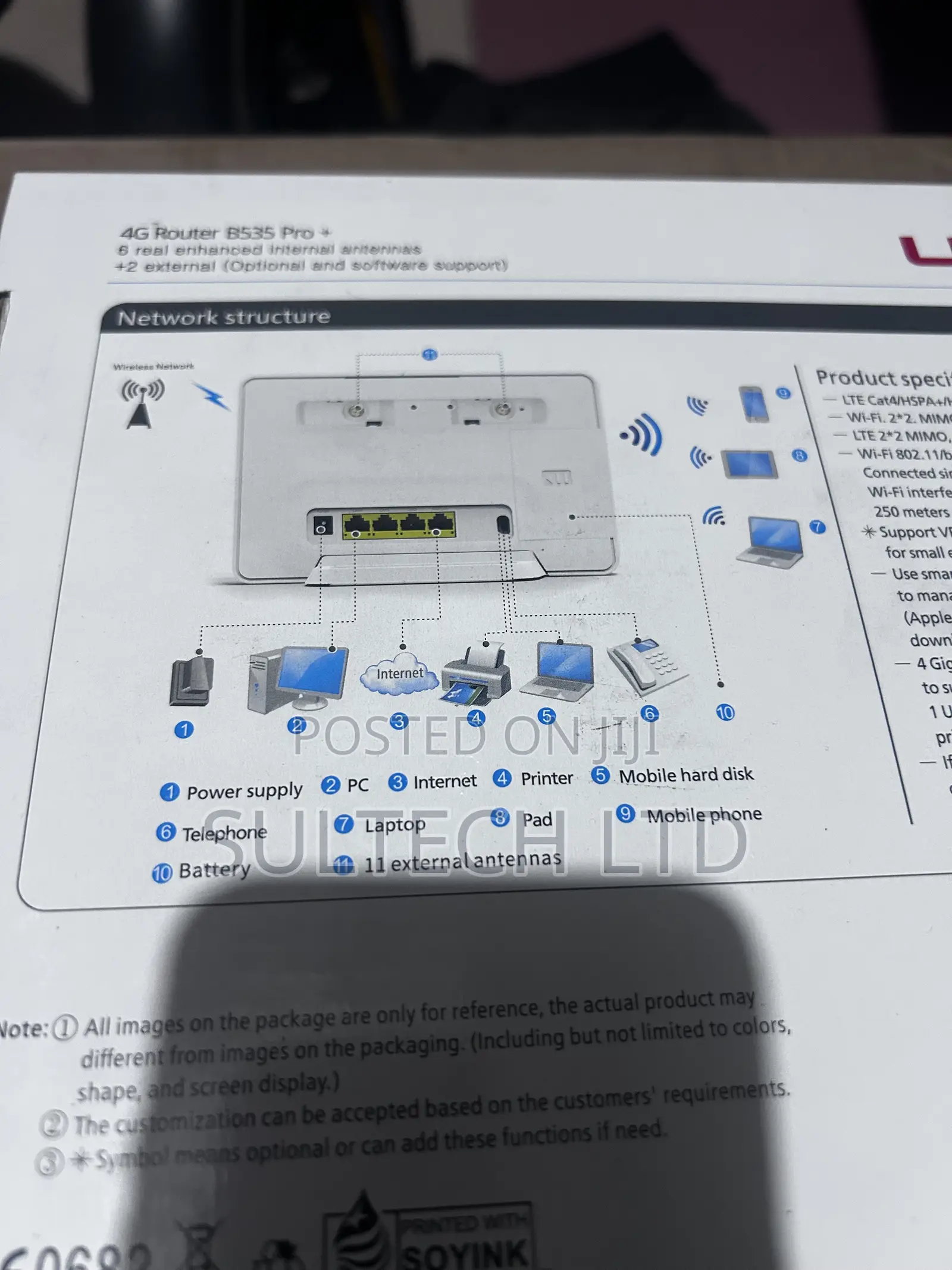 4G LTE 300mbps Sim Router