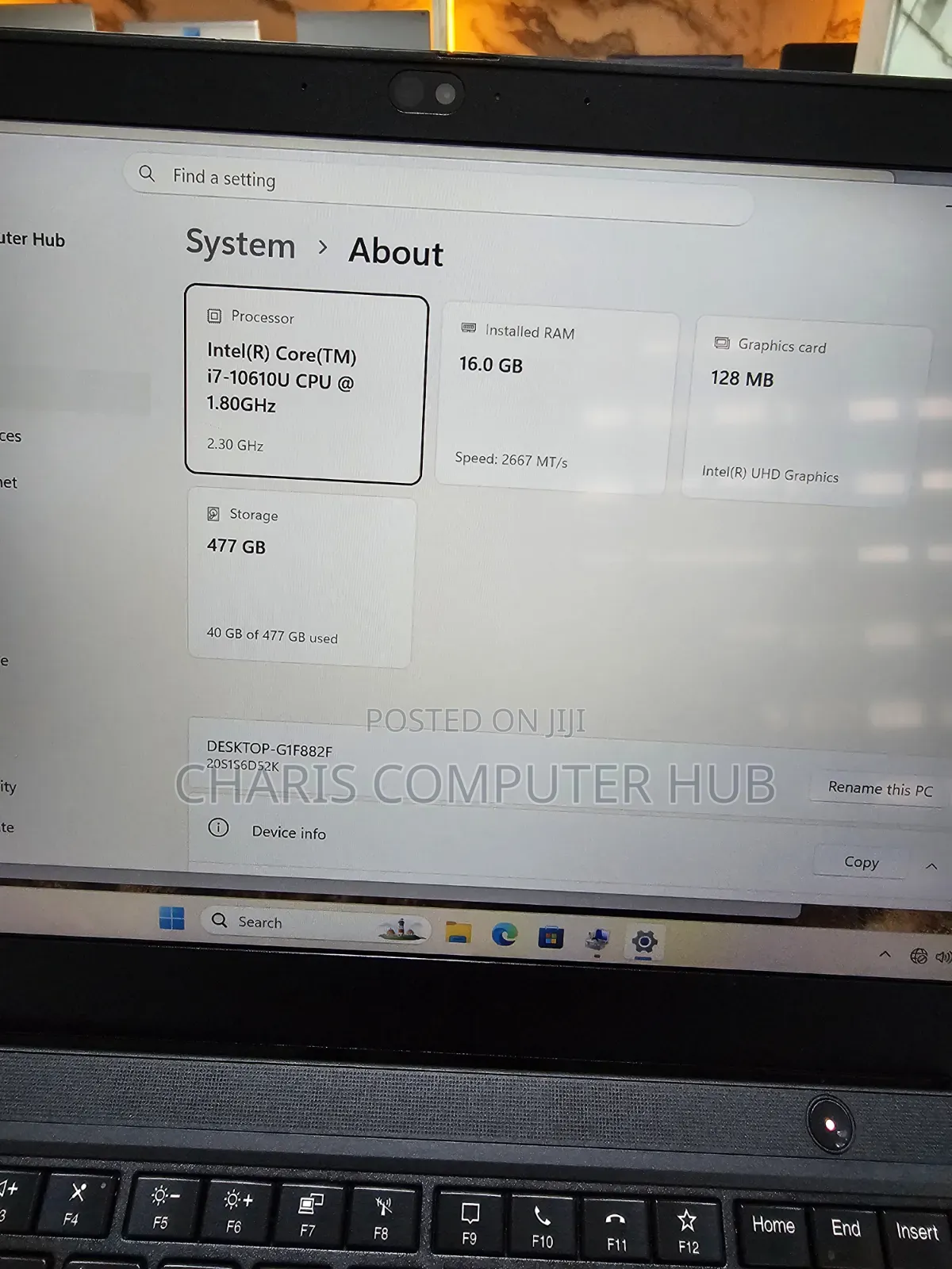 Laptop Lenovo ThinkPad T14 16GB Intel Core i7 SSD 512GB