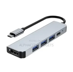 5in1 USB C Hub to HD TV Adapter - A00202