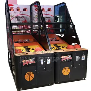 Indoor Folding Shooting Machine Coin-Operated Arcade Basketball Game
