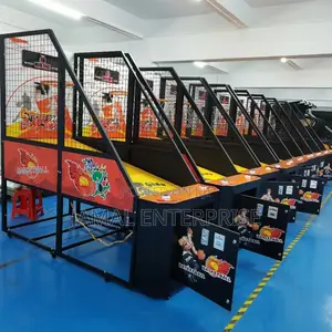 Indoor Folding Shooting Machine Coin-Operated Arcade Basketball Game