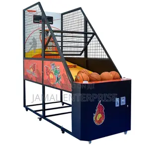 Indoor Folding Shooting Machine Coin-Operated Arcade Basketball Game