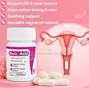 Boric Acid Vaginal Suppositories - Odor Control