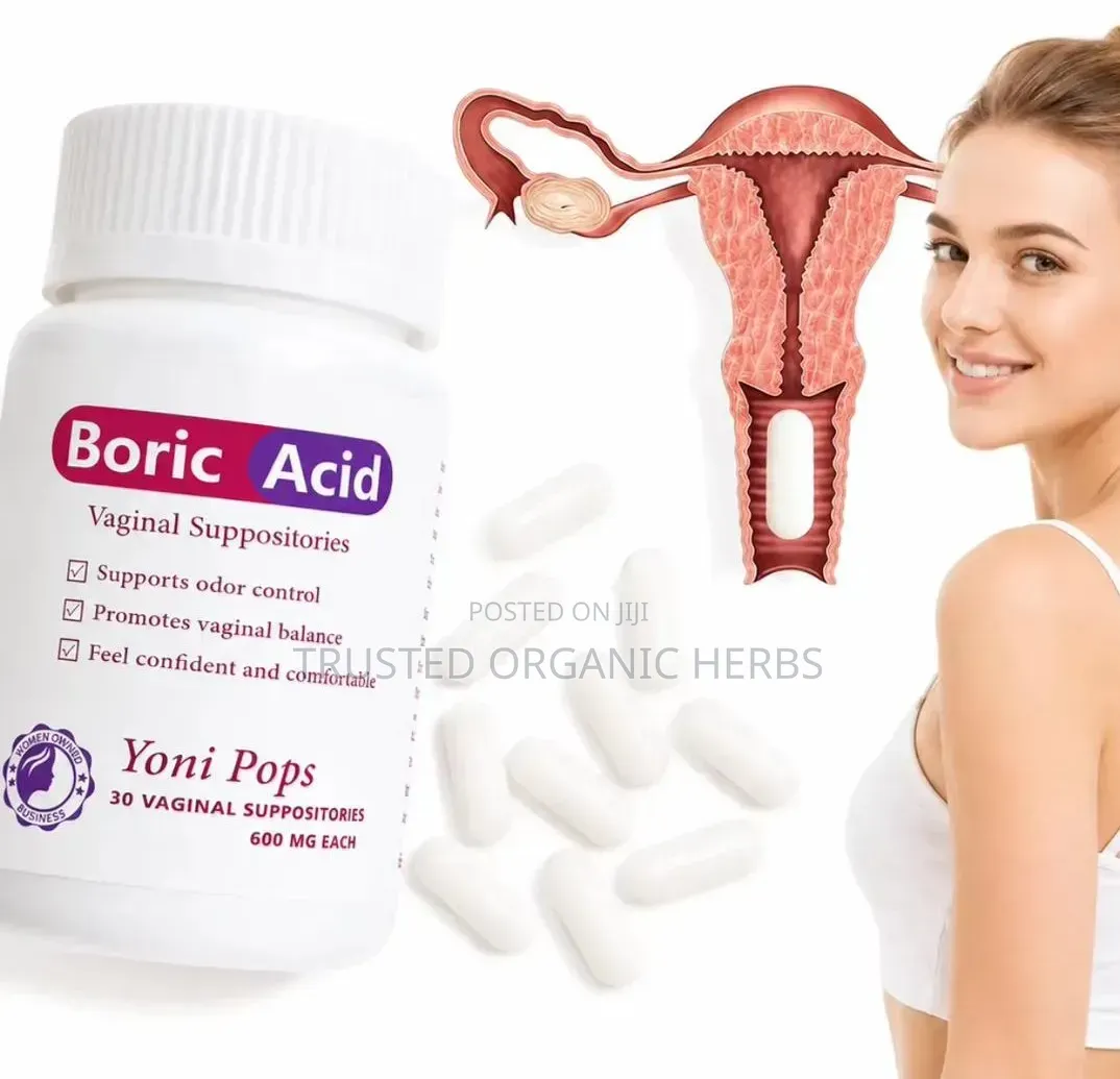 Boric Acid Vaginal Suppositories - Odor Control