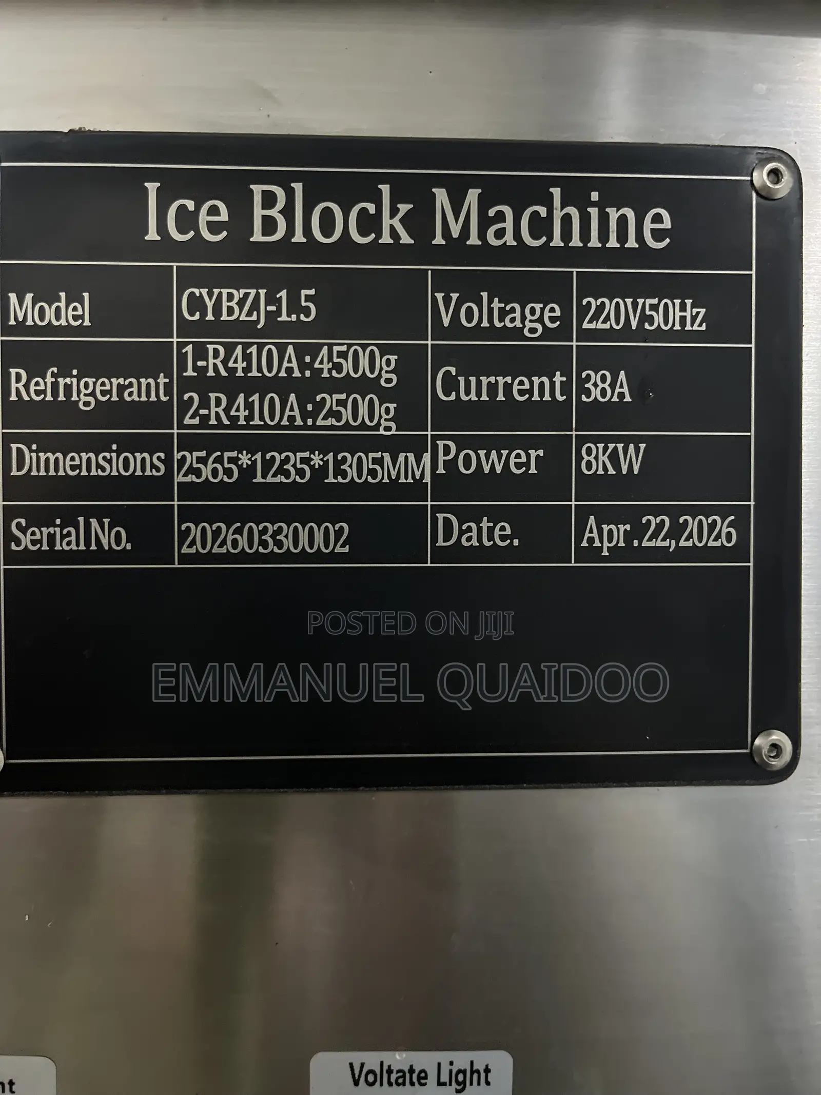 Ice Block Making Machine