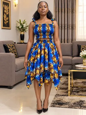 Ankara African Print Skirt and Top (Free Delivery Only on Saturdays)