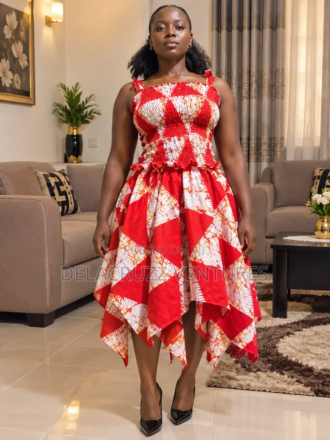 Ankara African Print Skirt and Top (Free Delivery Only on Saturdays)