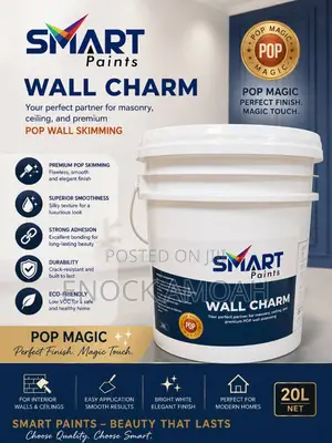 Wall Charm, Glue, Quality Paint in All Colours.