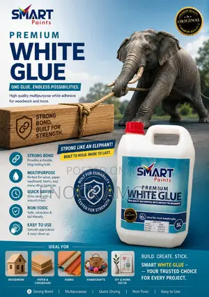 Wall Charm, Glue, Quality Paint in All Colours.