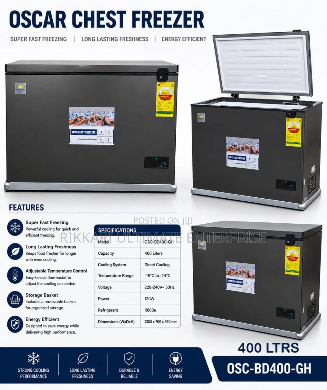 Oscar Chest Freezer