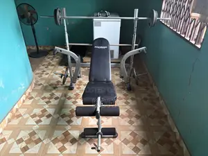 Konlega Bench Press Set With 45kg Weight and Bar