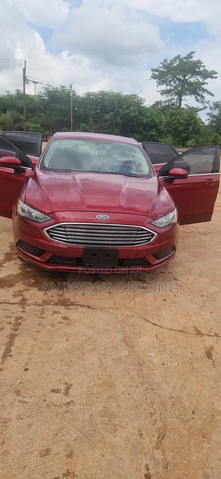 Ford Fusion 2017 Red
