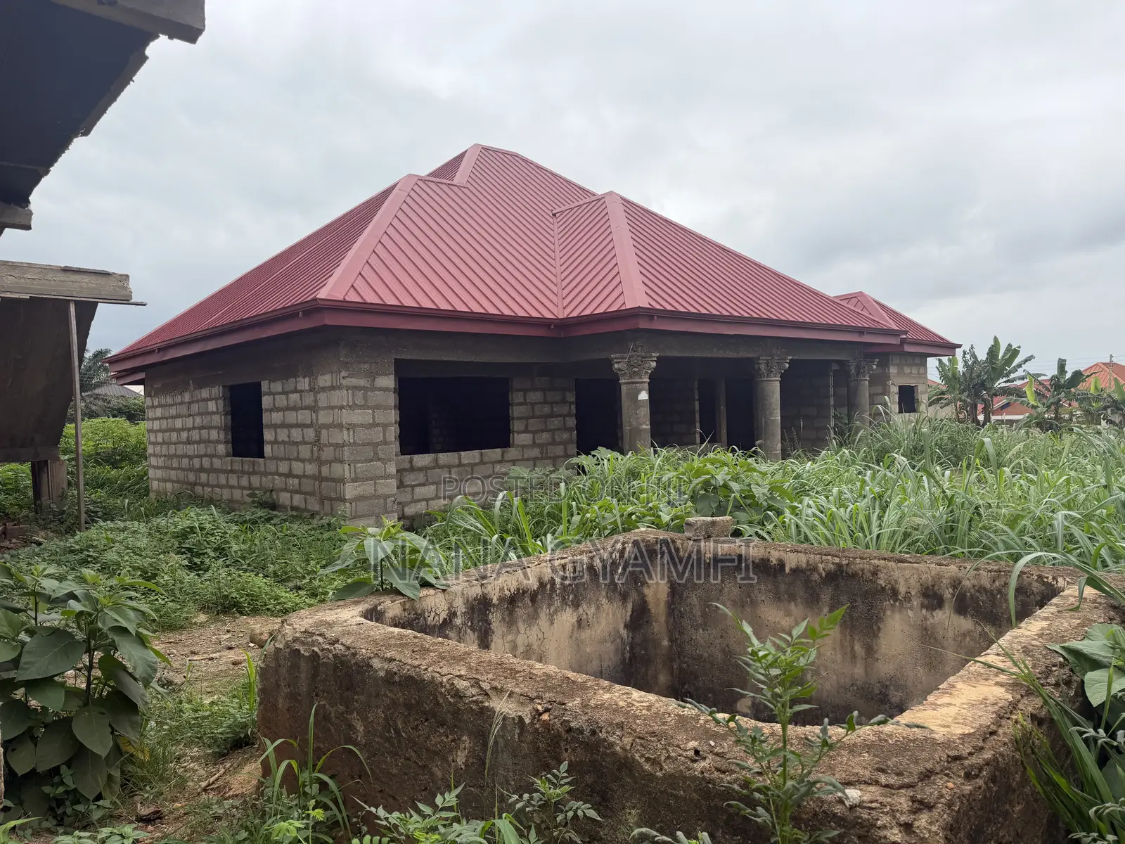 Uncompleted 5 Commercial Stores and 4 Bedroom Self Contained Buildings