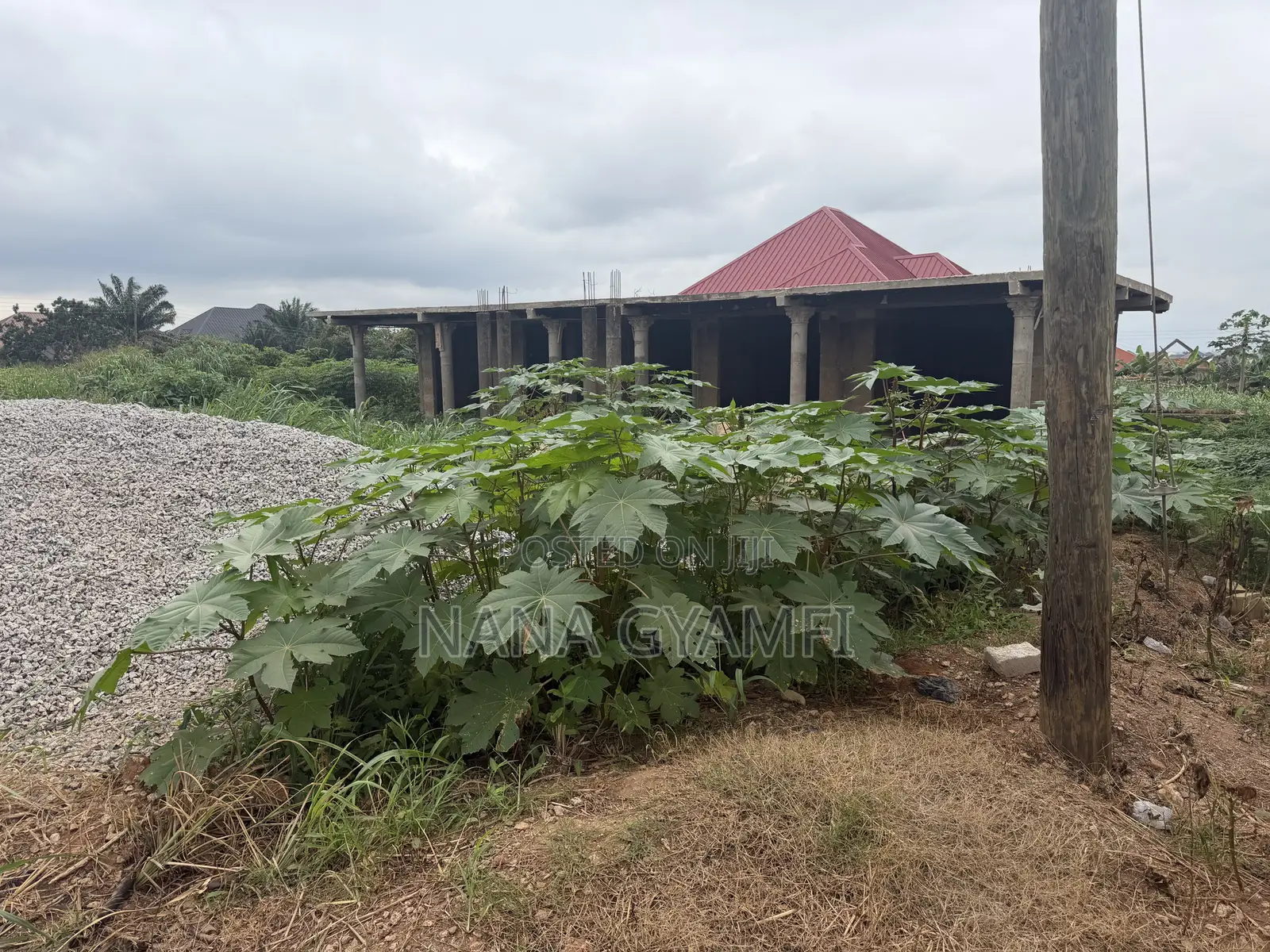 Uncompleted 5 Commercial Stores and 4 Bedroom Self Contained Buildings