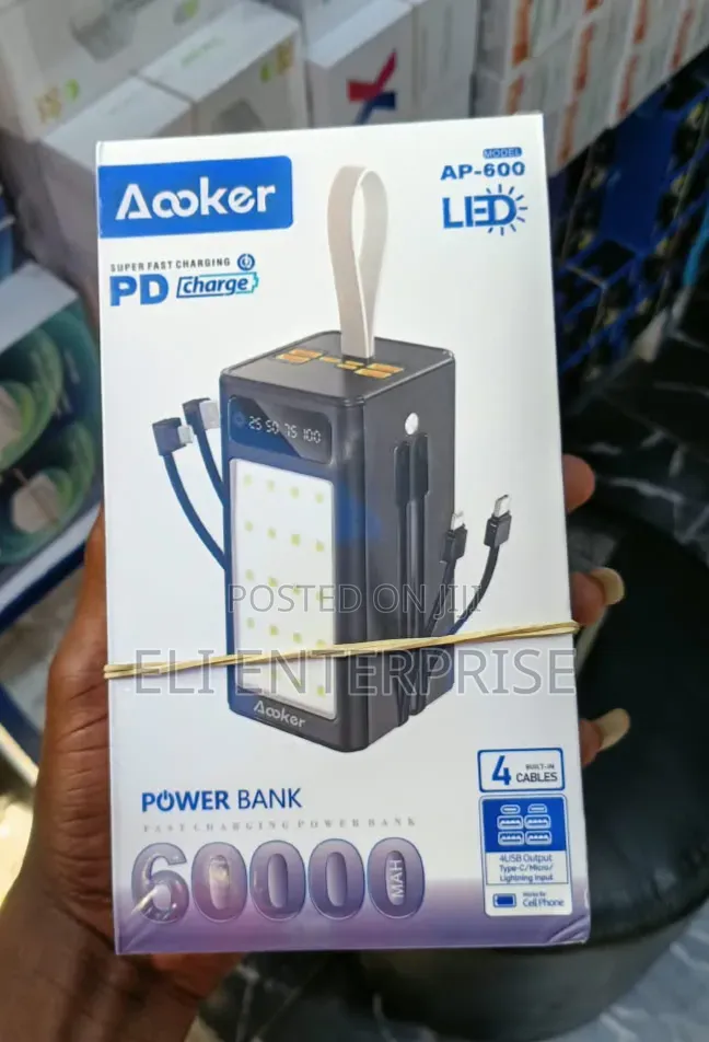 Aooker AP-600 60,000mAh Power Bank