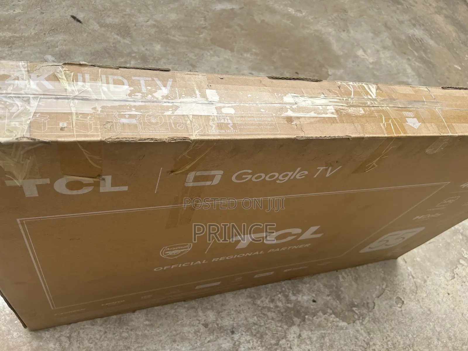 TCL 55" Inches HDR Google Smart TV - Black