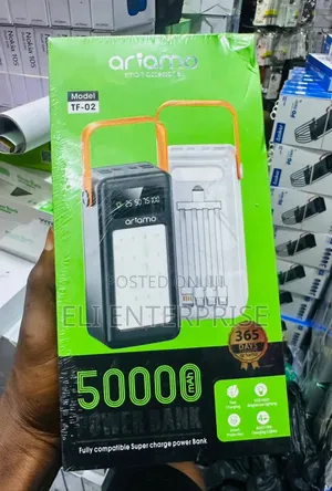 50,000 mAh High-Capacity Power Bank