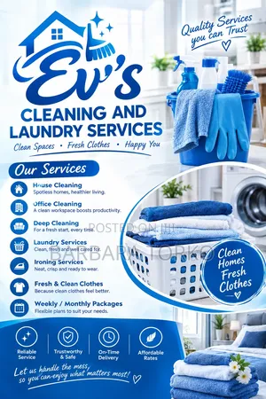 Door to Door Cleaning and Laundry Services