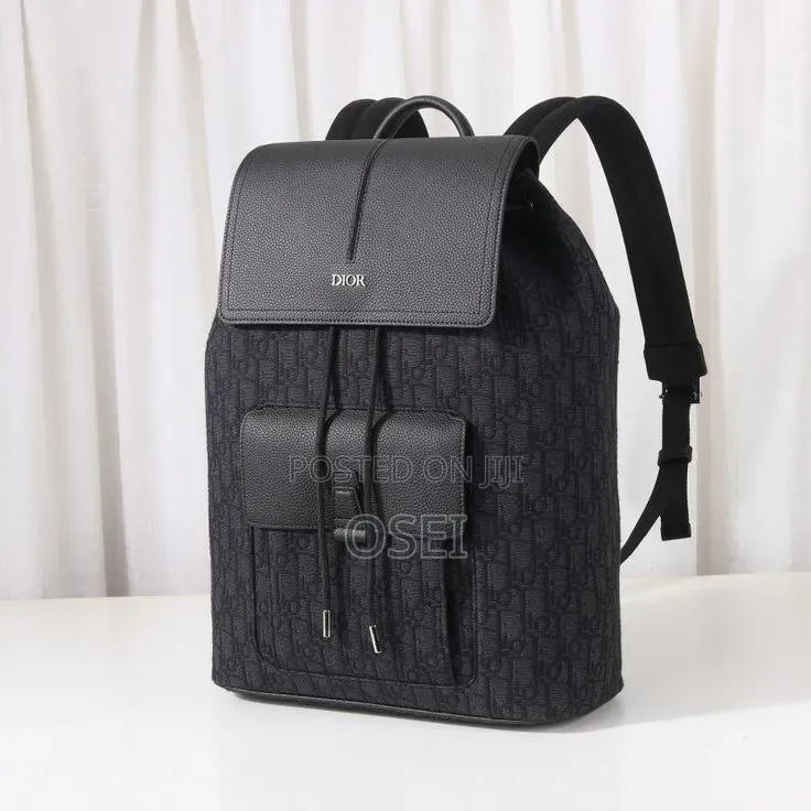 Dior Black Unisex Backpack