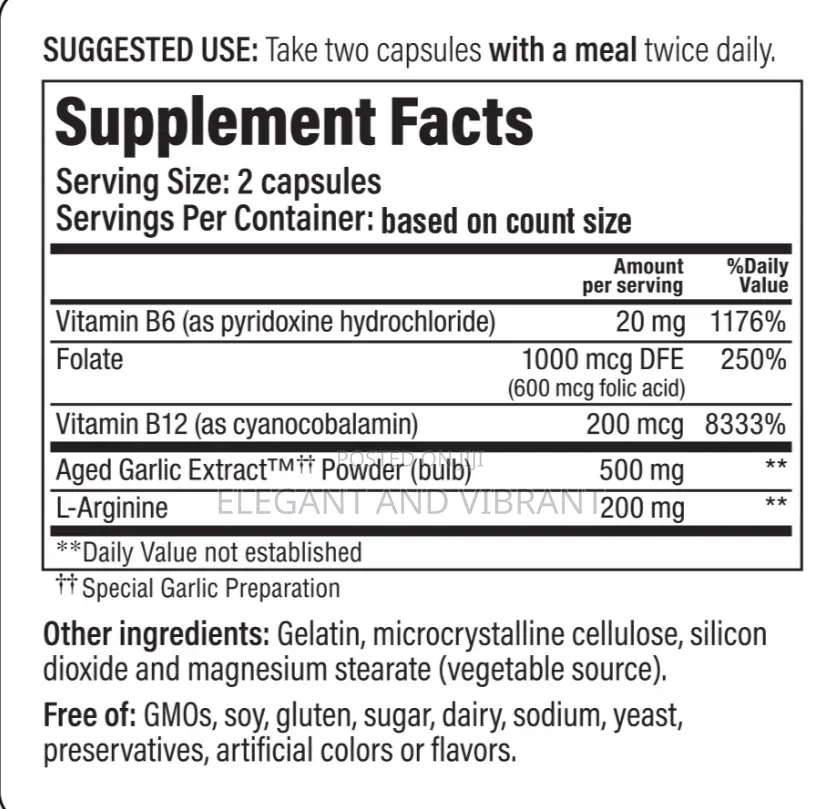 Total Heart Health Complex Formula 108 From Kyolic