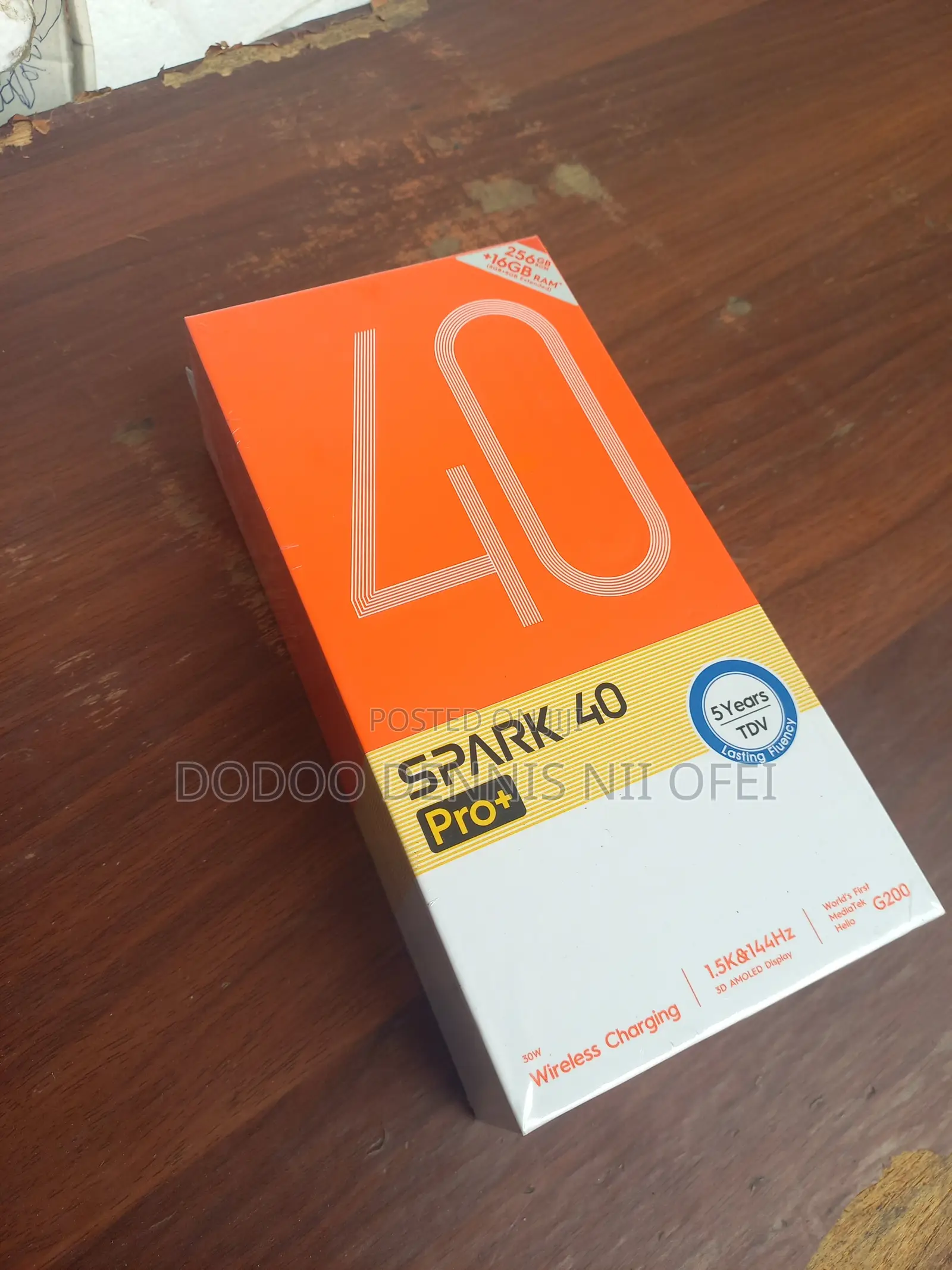 New Tecno Spark 40 Pro+ 256 GB White