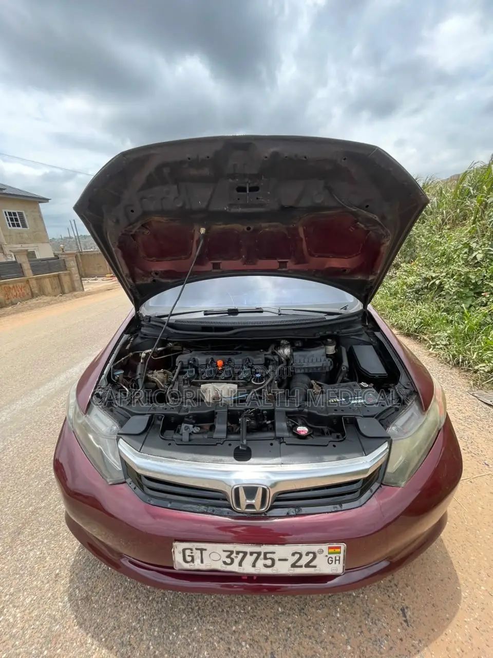 Honda Civic 1.8 5 Door Automatic 2012 Burgundy