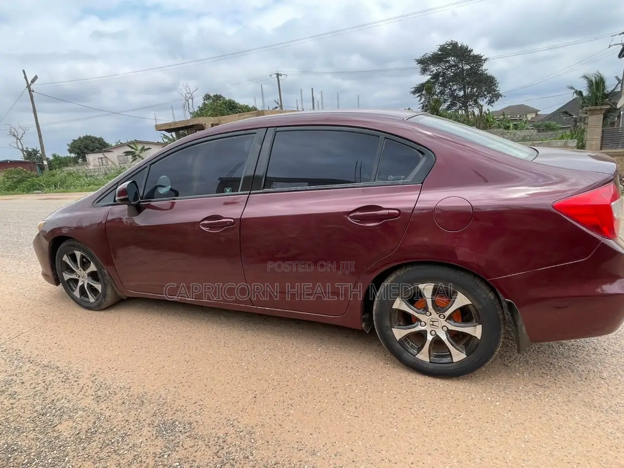 Honda Civic 1.8 5 Door Automatic 2012 Burgundy