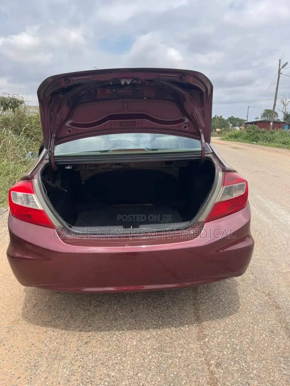 Honda Civic 1.8 5 Door Automatic 2012 Burgundy