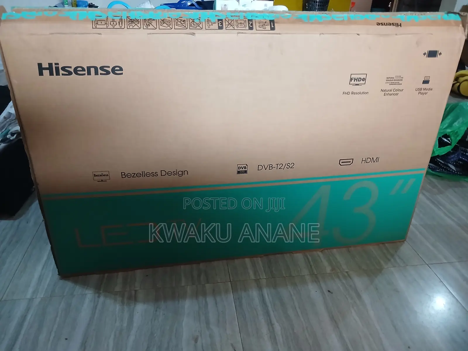 43 Inch FHD Hisense TV