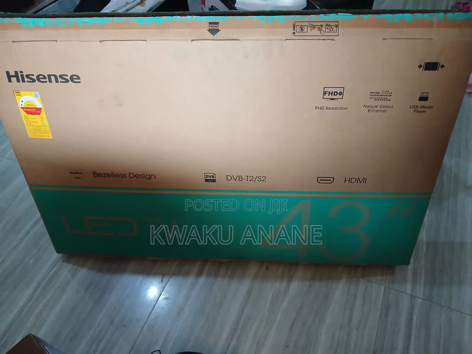 43 Inch FHD Hisense TV
