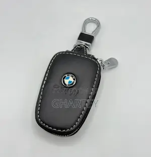 Premium Leather Key Fob Cover With Clip - All Favorite Car Package