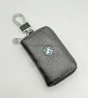 Premium Leather Key Fob Cover With Clip - All Favorite Car Package