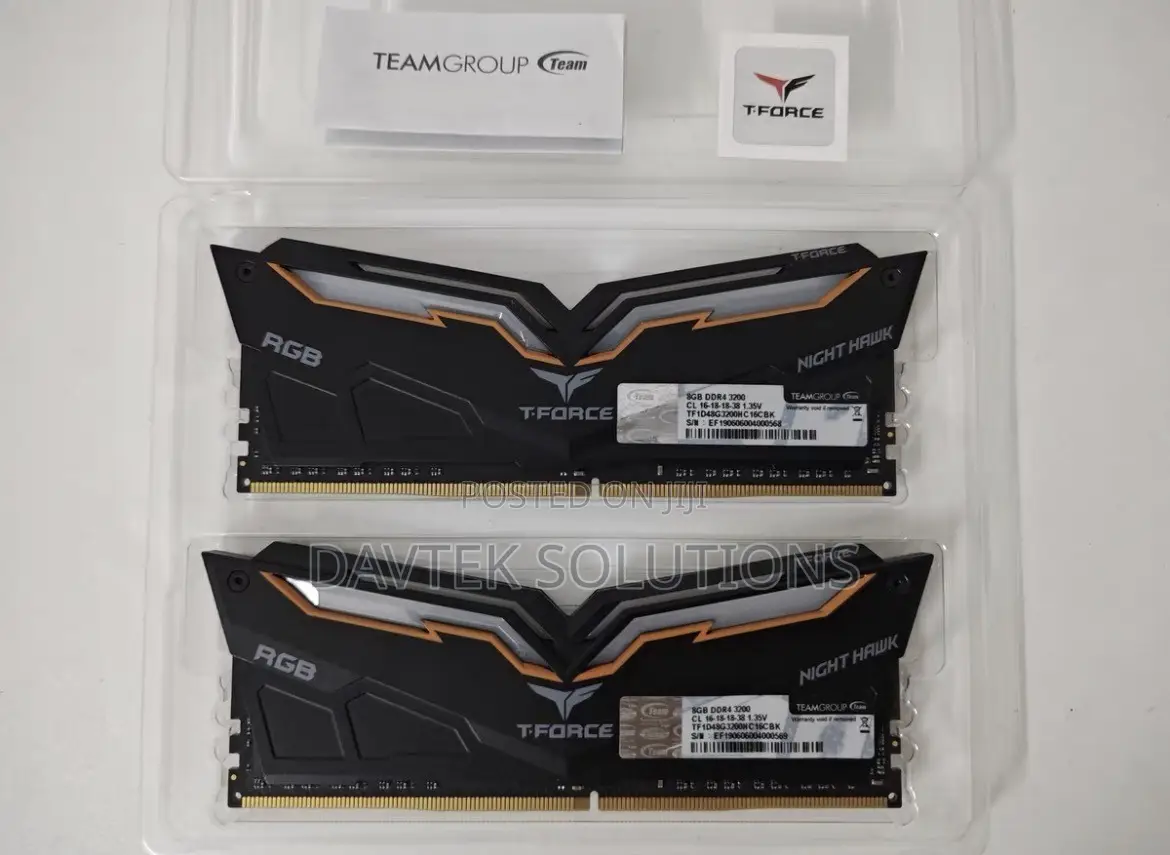 Teamgroup T-Force Nighthawk RGB Ddr4