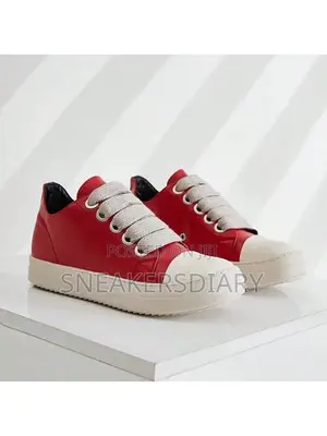 Red Rick Owen Hollywood Jumbo Laced
