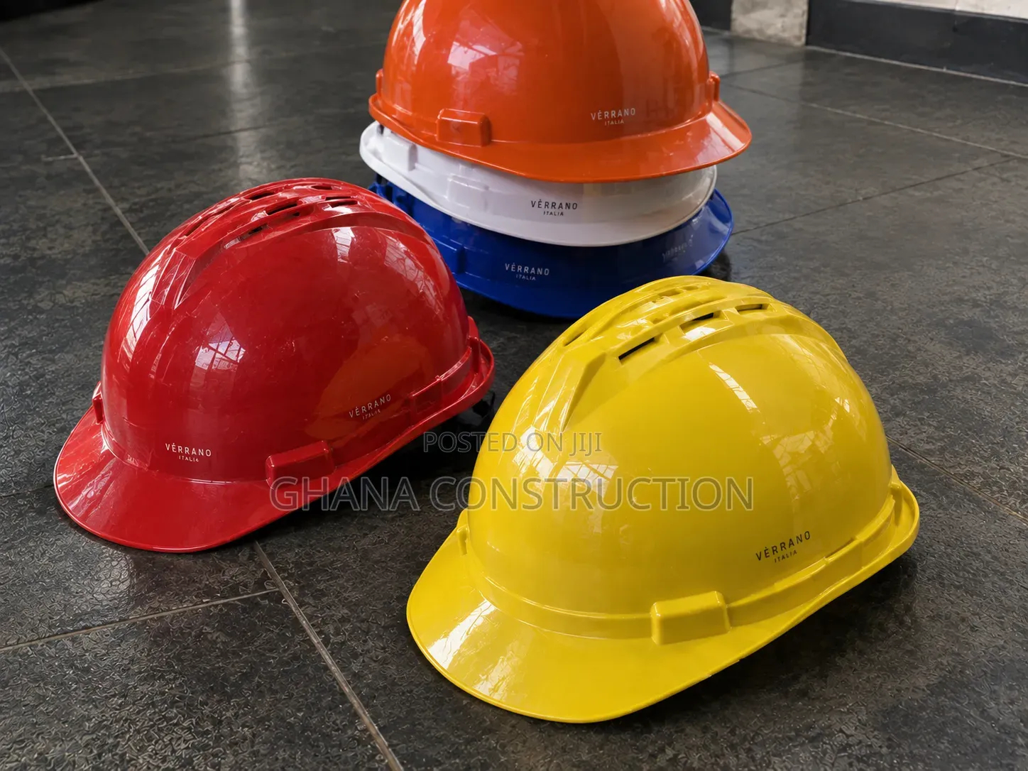 Vented Safety Hard Hat Helmet for Construction & Industrial Use