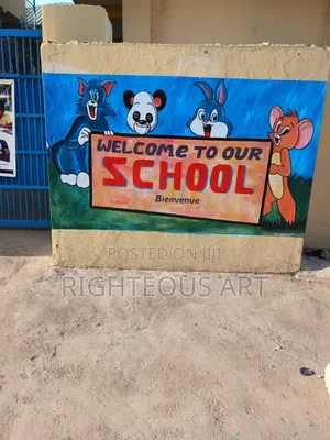Wall Mural, School Painting and Drawing