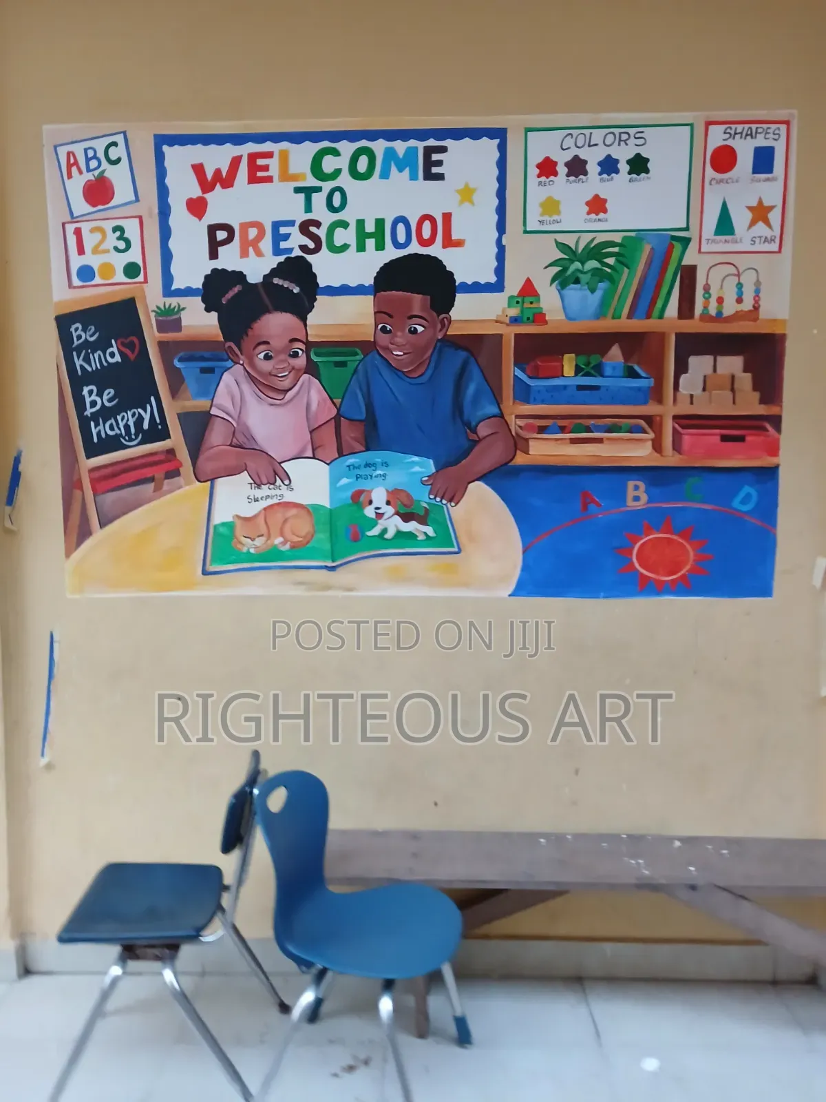 Wall Mural, School Painting and Drawing