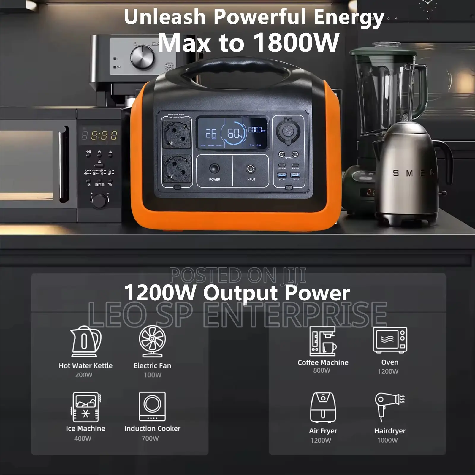 Power Station 1200w for Sale